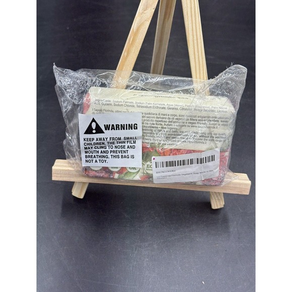 Florinda Rose Vegetal Bar Soap Made In Italy 300g Sapone Rosa 10.56 oz Gift - Picture 2 of 2